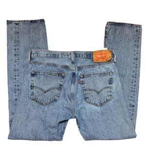 Levis 501 100% Cotton Men's Denim Button Fly Classic Jeans Size 35/32 Vintage